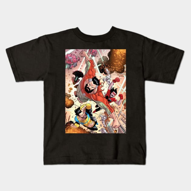 invincible comic poster Kids T-Shirt by super villain